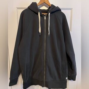 Vuori oversized zip hoodie size large